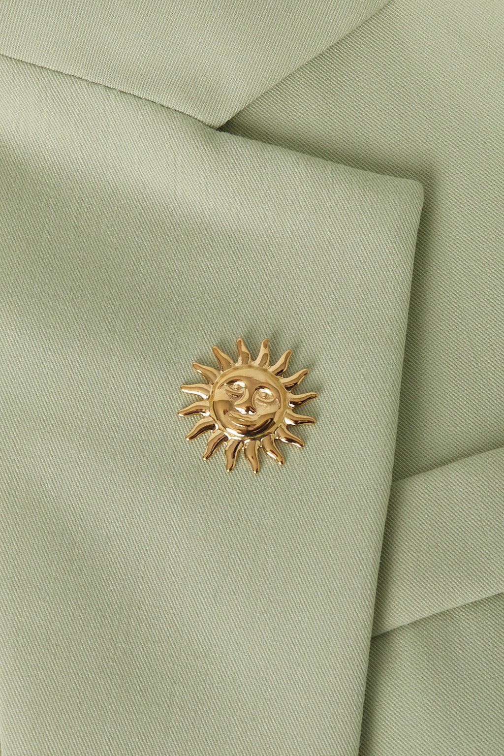 Brosche Sonnenschein - Goldfarben