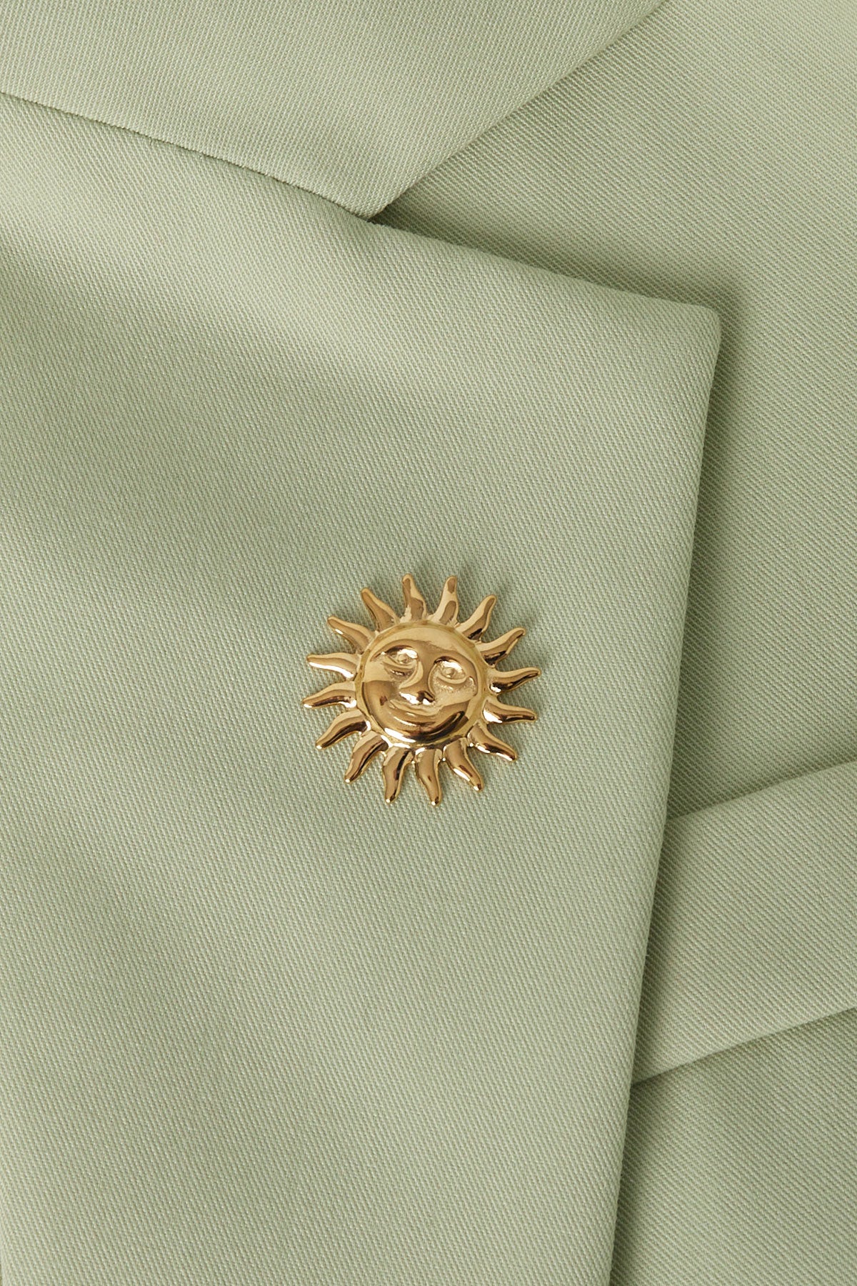 Brosche Sonnenschein - Goldfarben