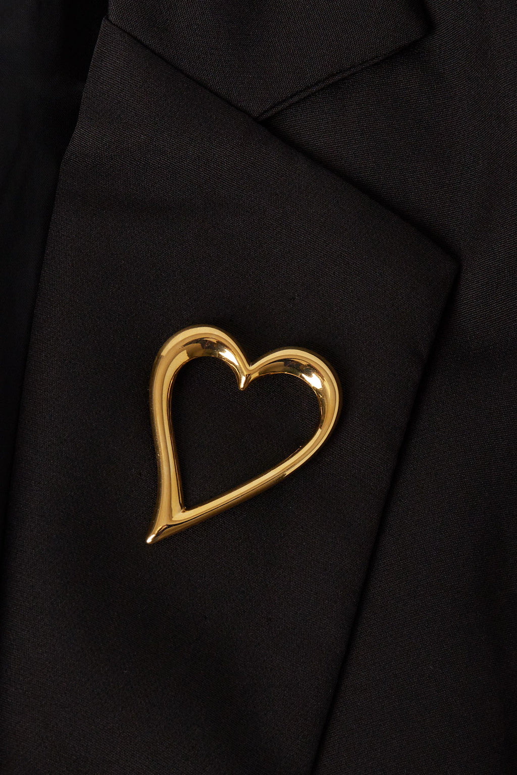 Brosche Herz für dich - Goldfarben