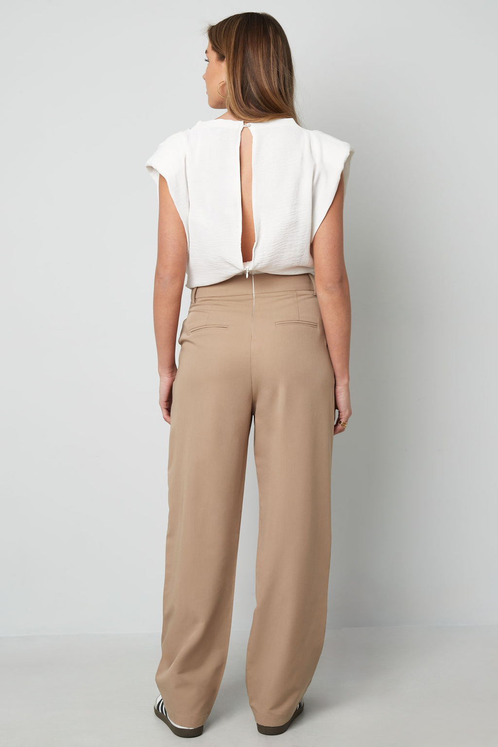Cotton Blend Damen Wide Leg Bodysuit Frühling/Sommer Comfort Fit