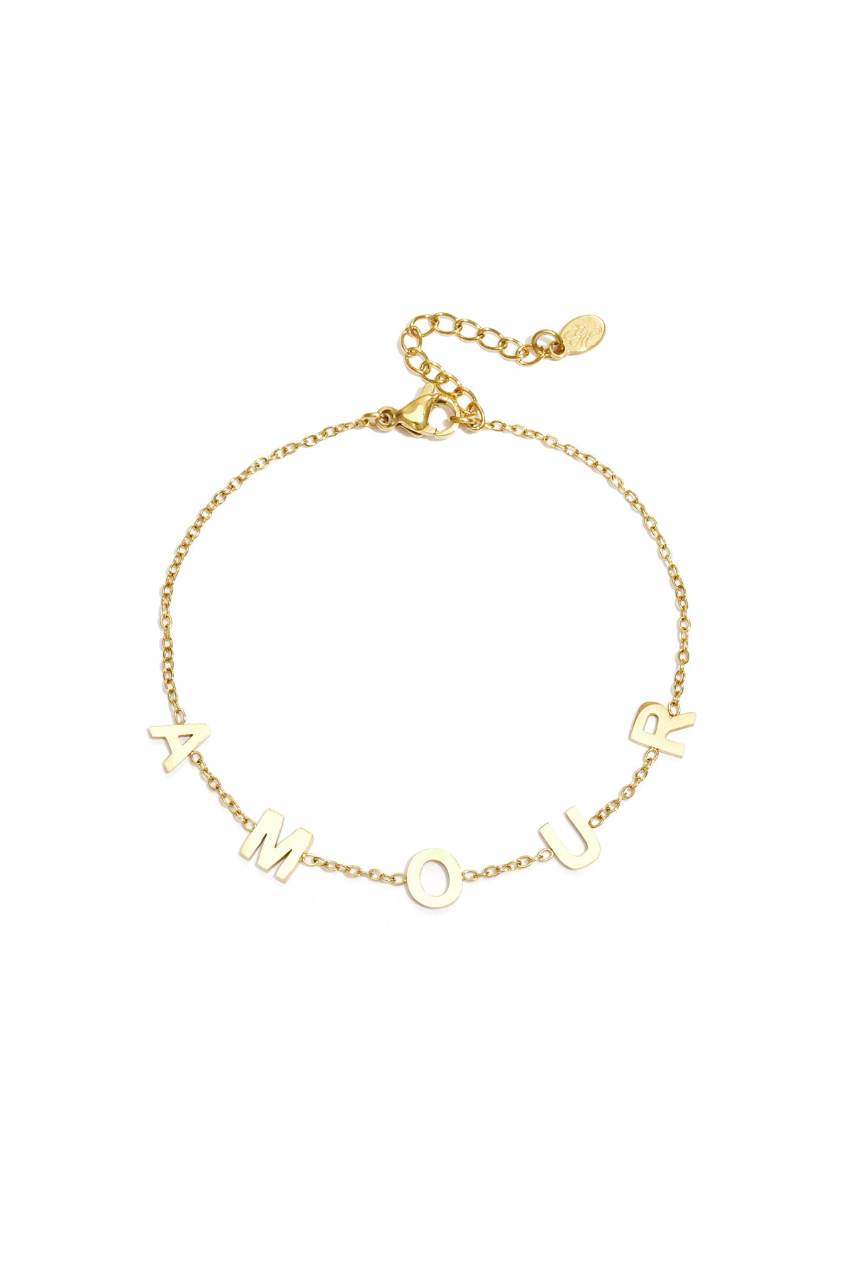 Armband Liebe klobige Buchstaben