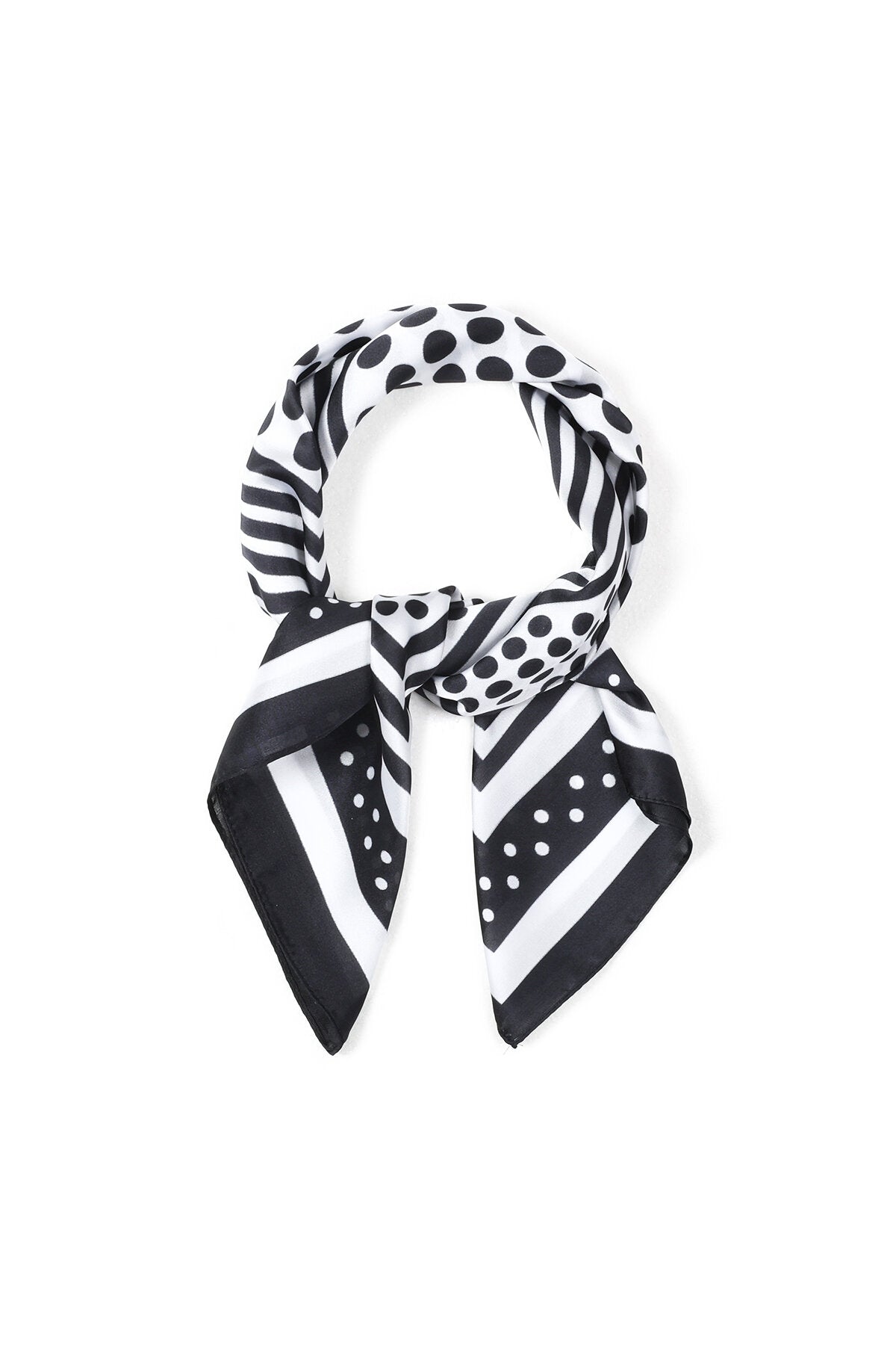 Sommerschals mit Polka Dots, schlichtes Polyester, Alltagsaccessoires