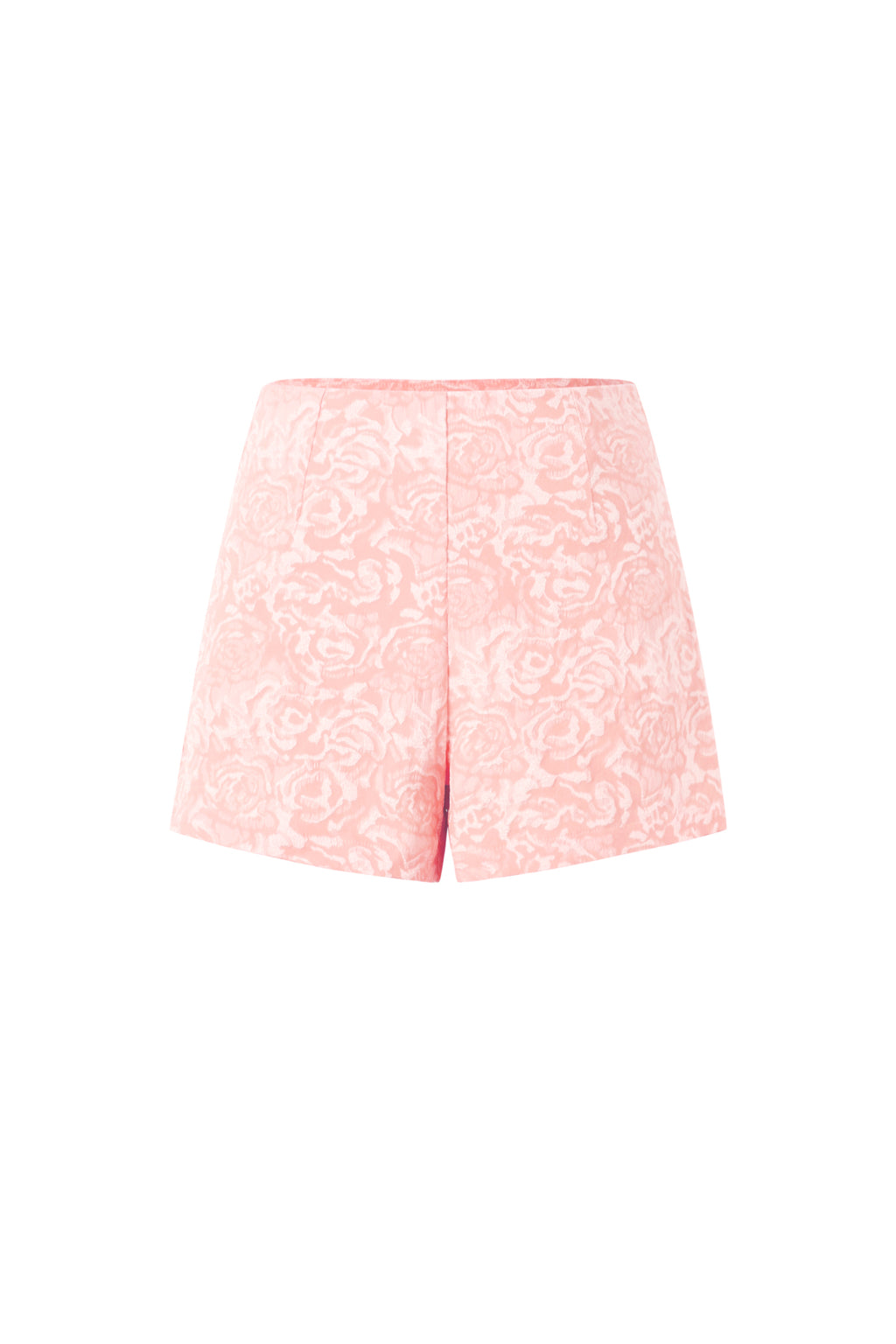 Gewebte Polyesterfasern Damen-Shorts Elegantes Blumenmuster