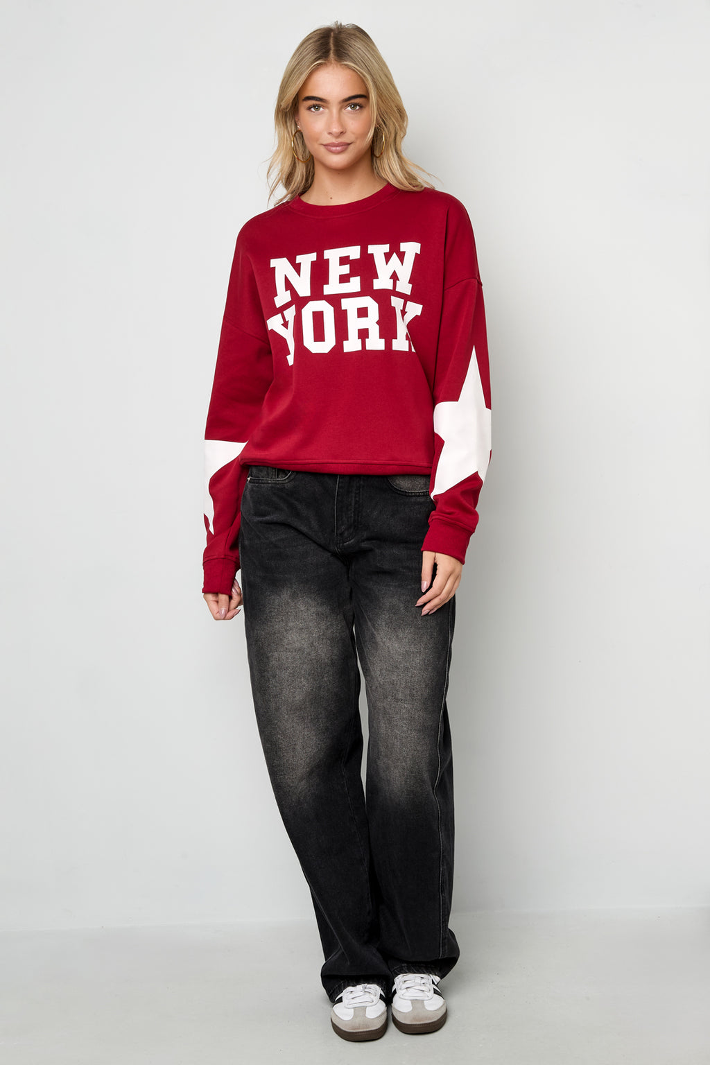 New York Pullover mit Stern