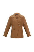 Gewebte Polyesterfaser Damen-Anzug Elegant Einfarbig Herbst/Winter