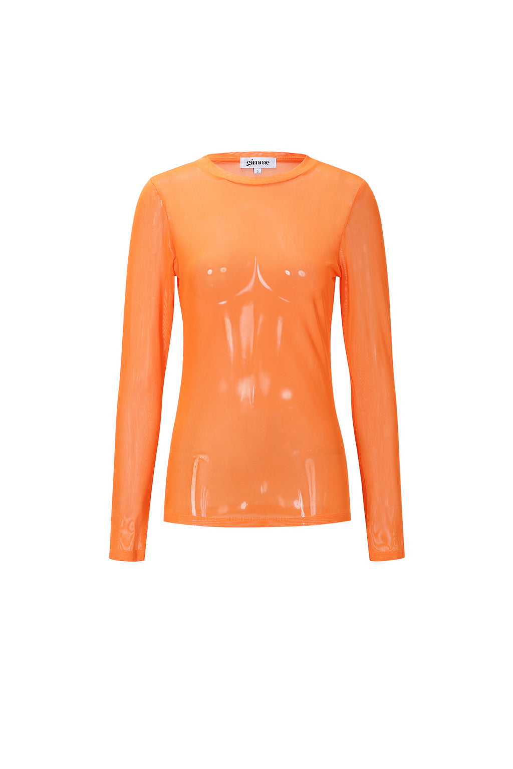 Langarmshirt aus Netzgewebe