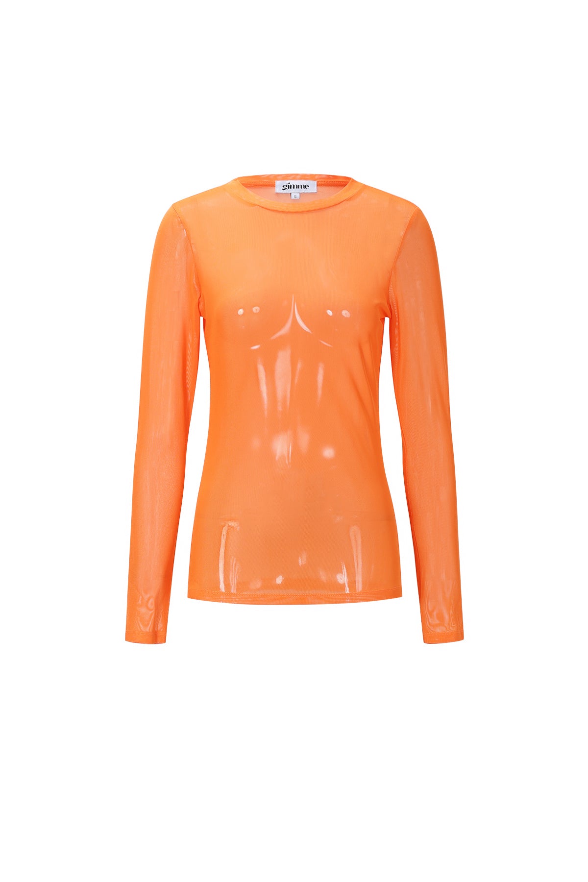 Langarmshirt aus Netzgewebe