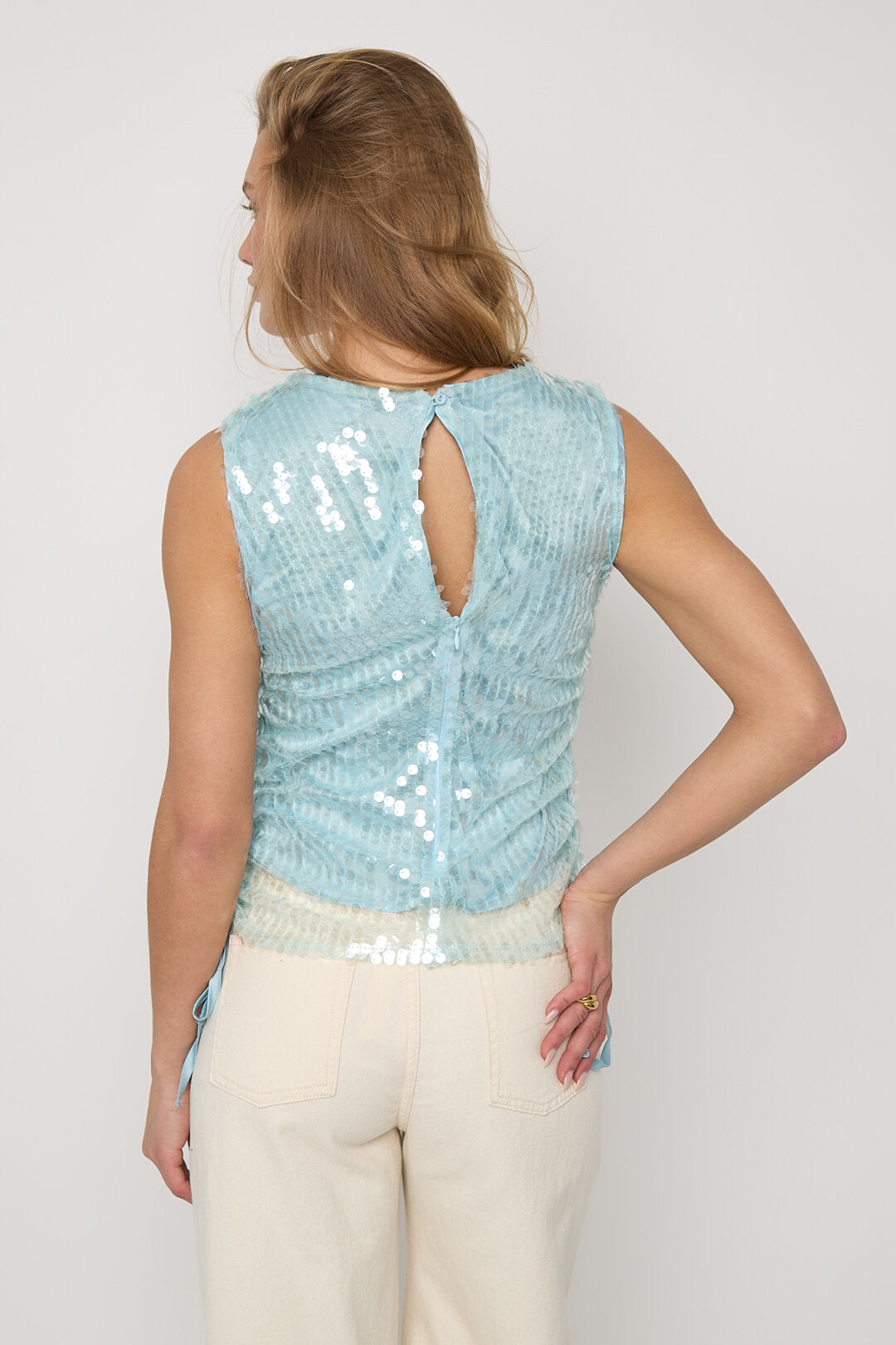Paillettenoberteil