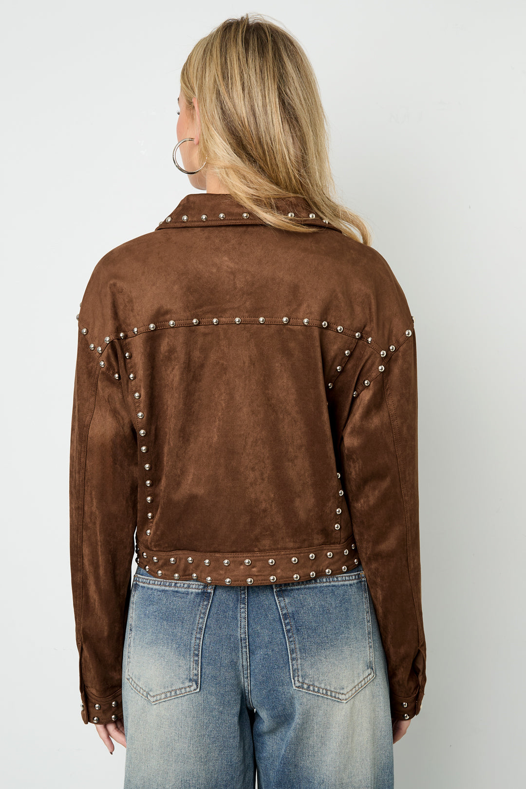 Gewebte Polyesterfaser Damenjacke Street Elegant Specialty Einfarbig Herbst/Winter