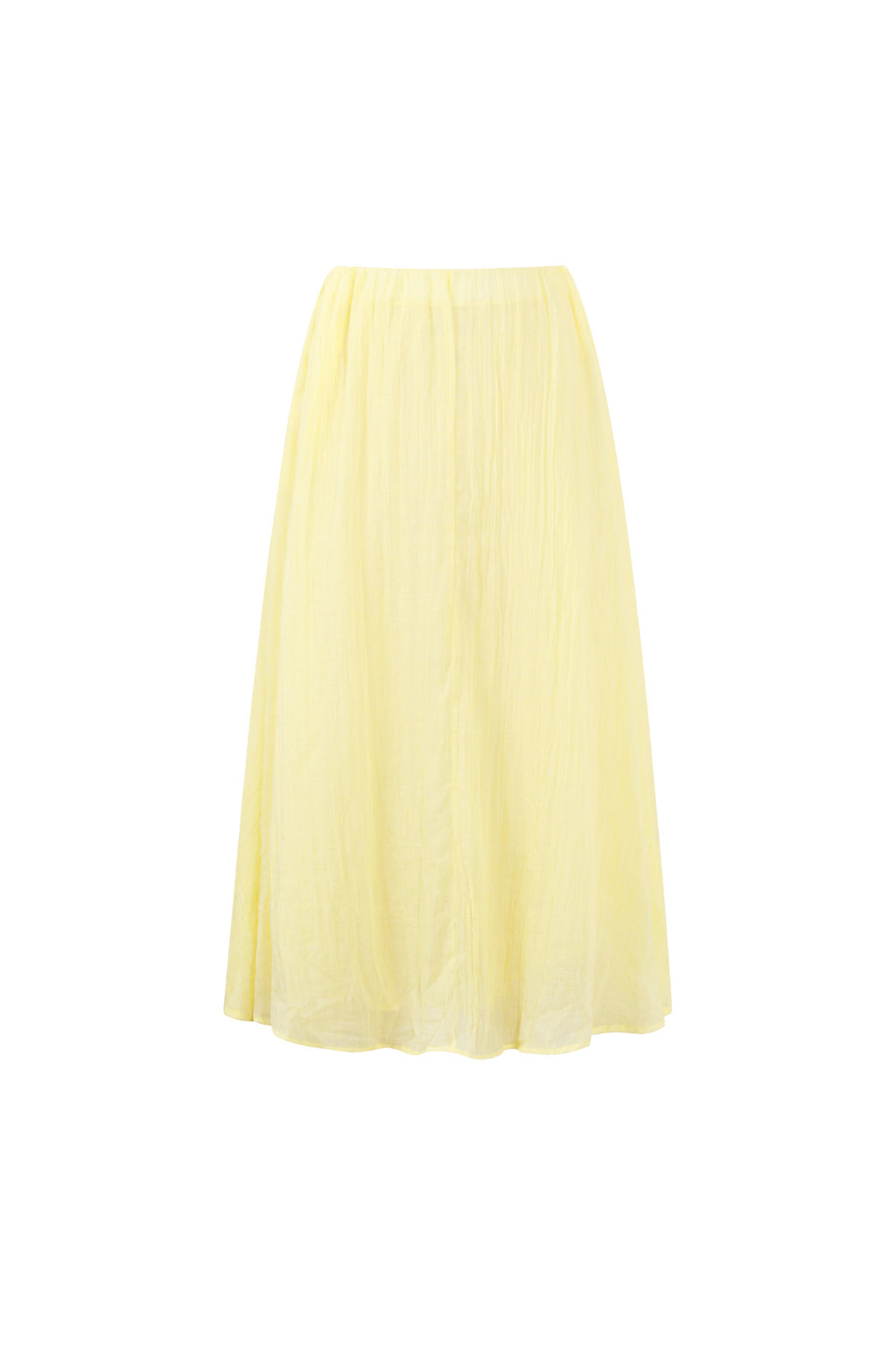 Gewebte Polyesterfaser Damen Maxi Rock Casual Einfarbig