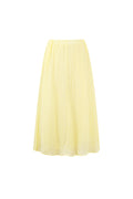 Gewebte Polyesterfaser Damen Maxi Rock Casual Einfarbig
