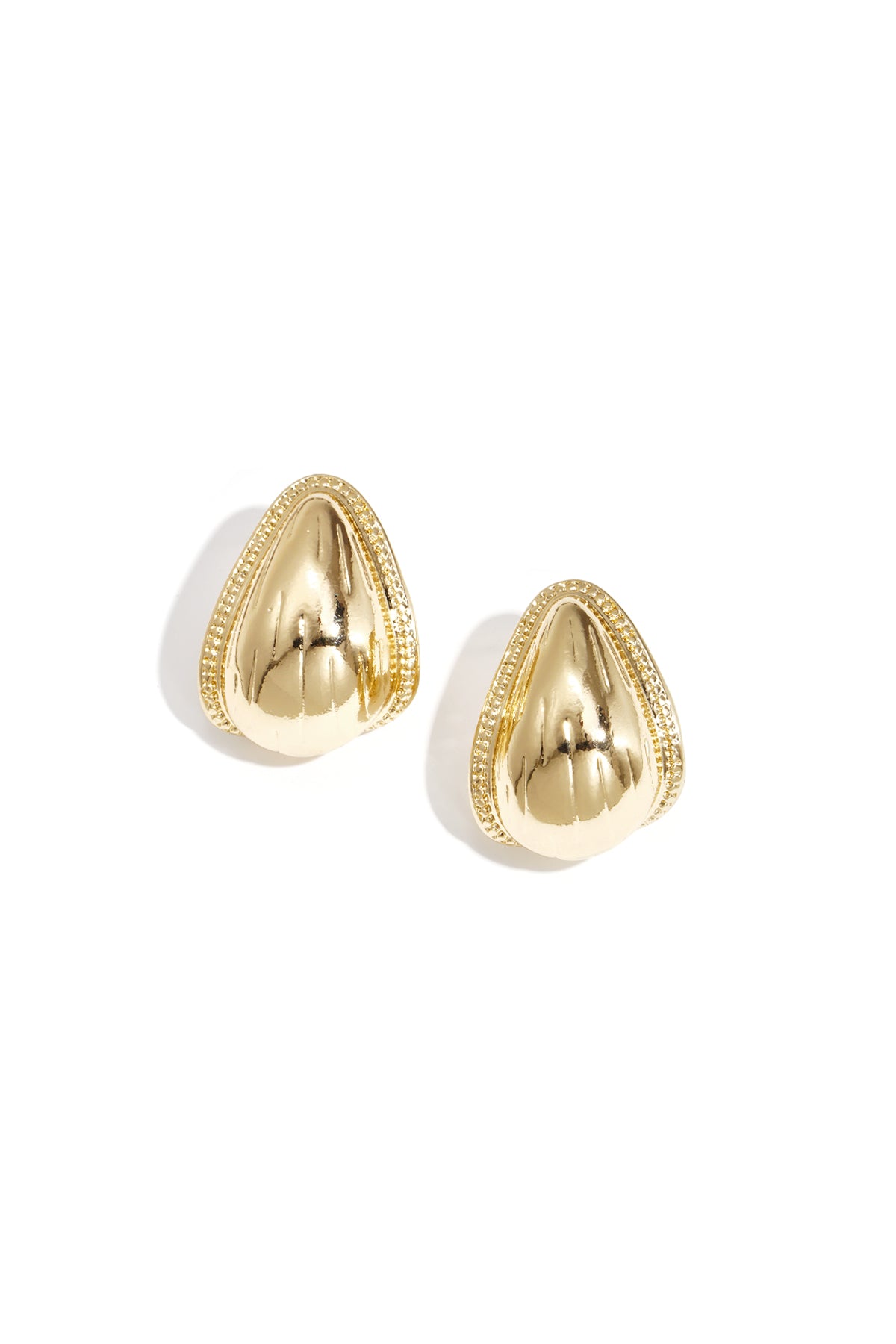 Ohrstecker aus Legierung, Tropfenform, Retro-Stil, schlichte Alltags-Serie, Damenschmuck
