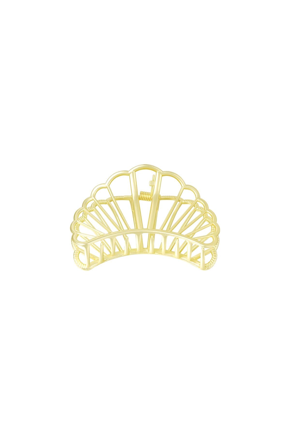 Haarklammer Selma Vintage Goldfarbe Metall