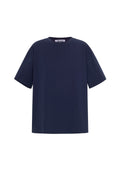 Cotton Damen T-Shirt Casual Letters