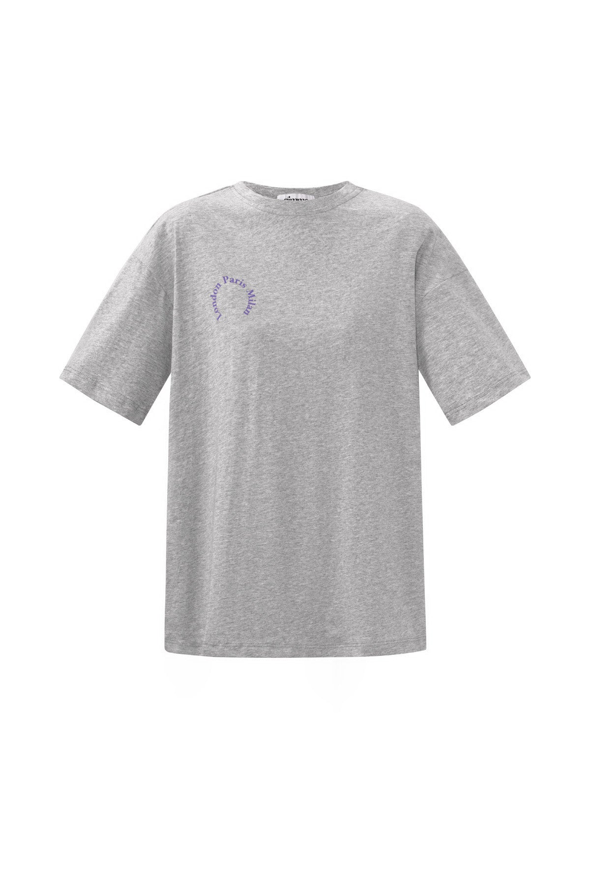 Baumwolle Damen T-Shirt Casual Letters