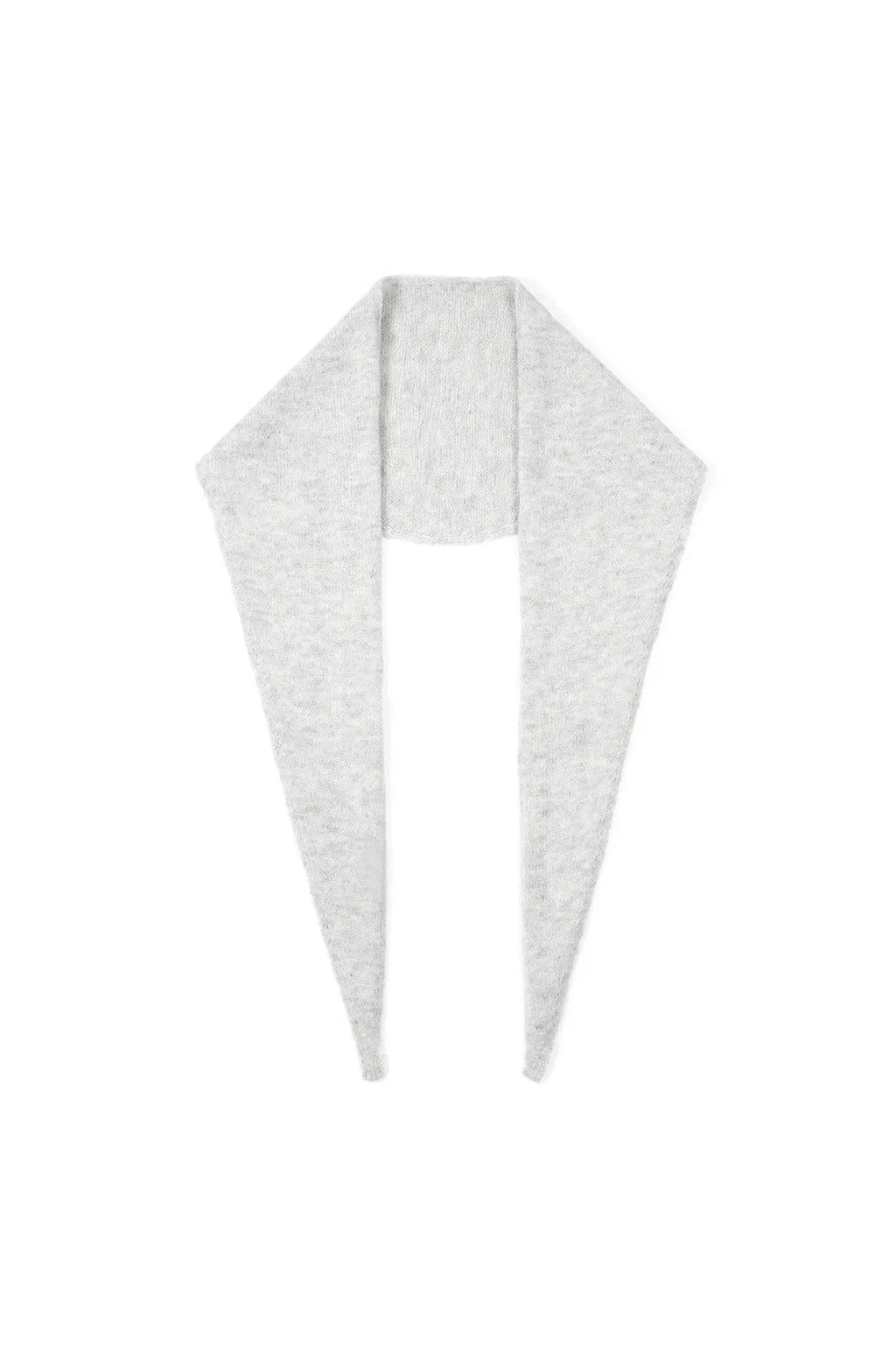 Minimalistischer einfarbiger Dreiecksschal
