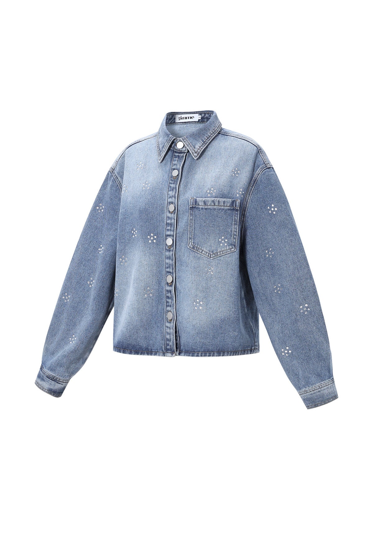 Strass-Jeansjacke