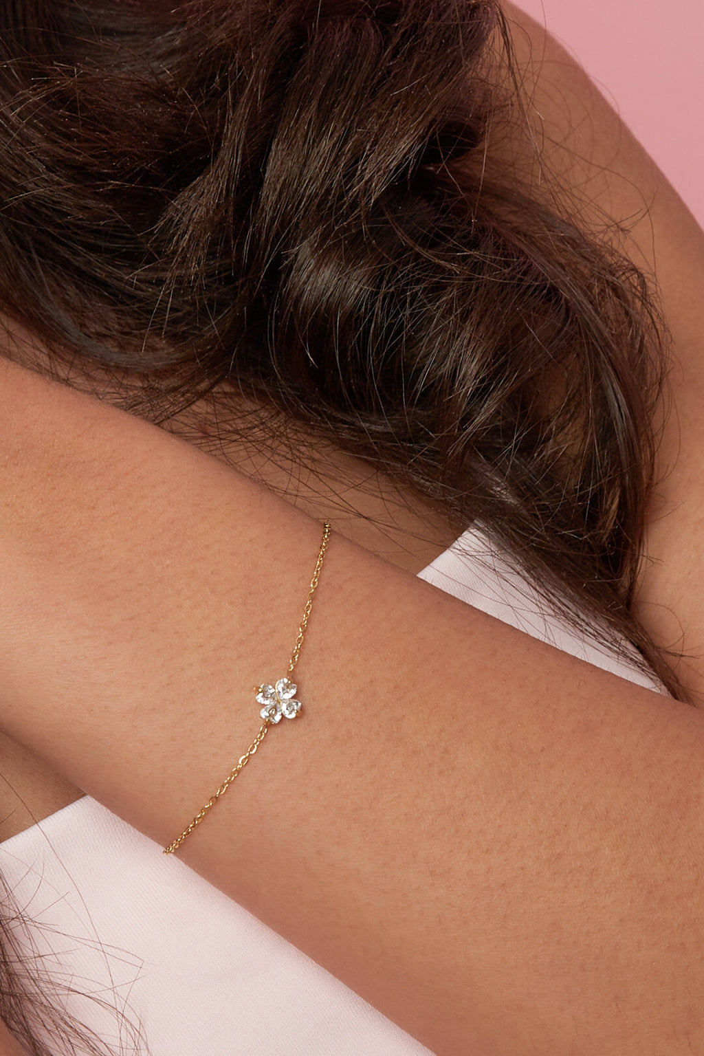 Armband mit Kleeblattverzierung