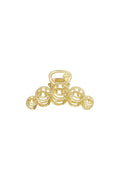 Großes Metall Haarspange Smiley Vintage 