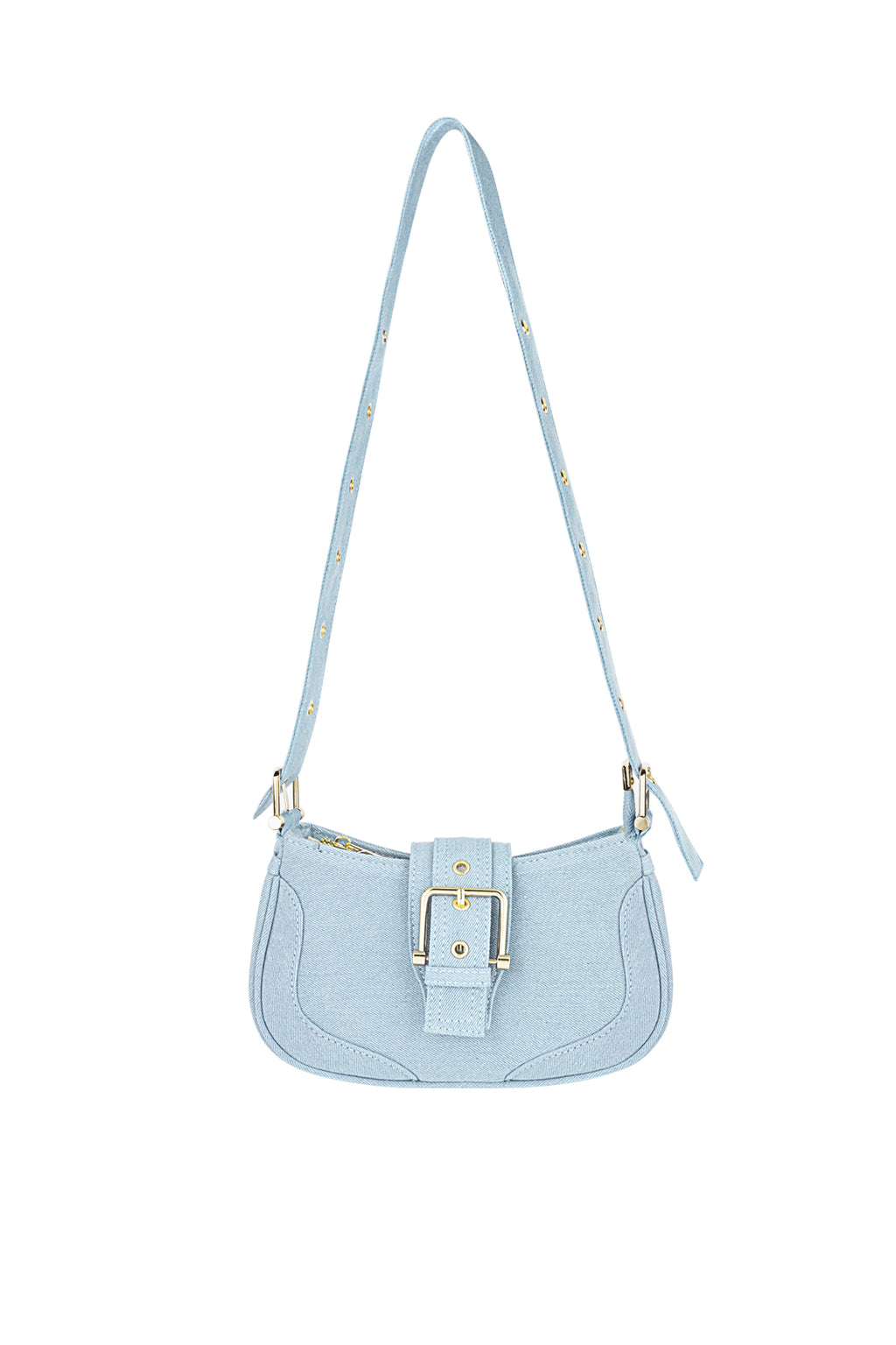 Farbige Tasche mit Schnallendetail