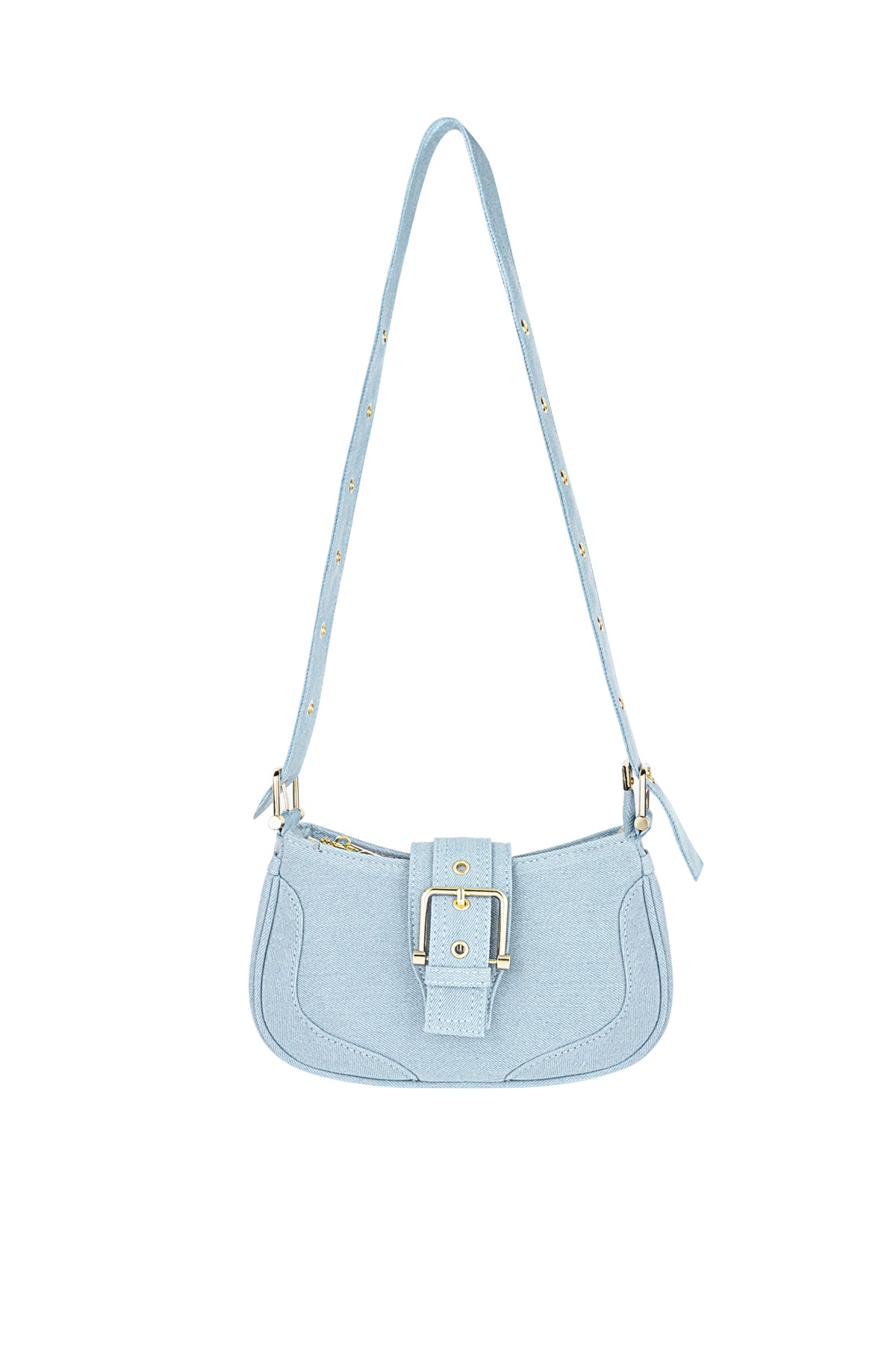 Farbige Tasche mit Schnallendetail