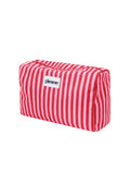 Kosmetiktasche kleine Streifen - Rosa Rot