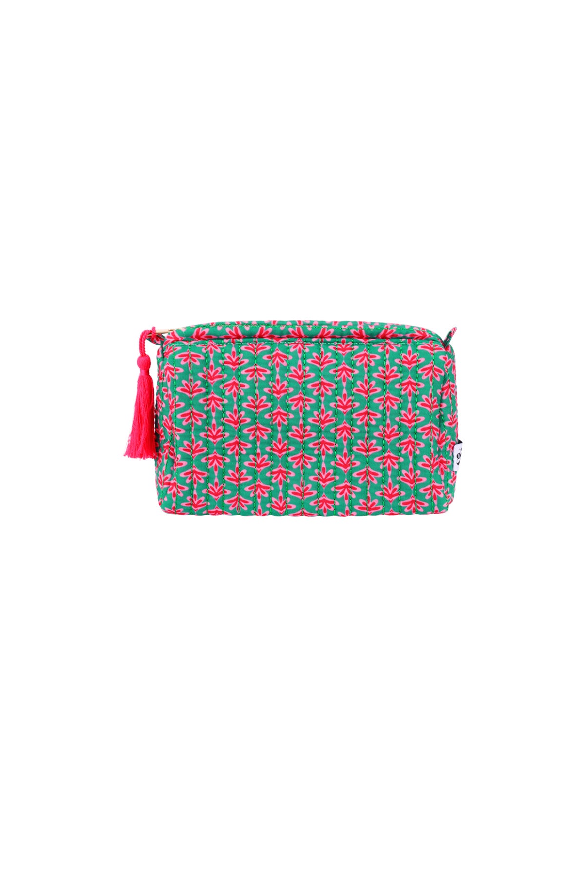 Kosmetiktasche mit Blumenmuster