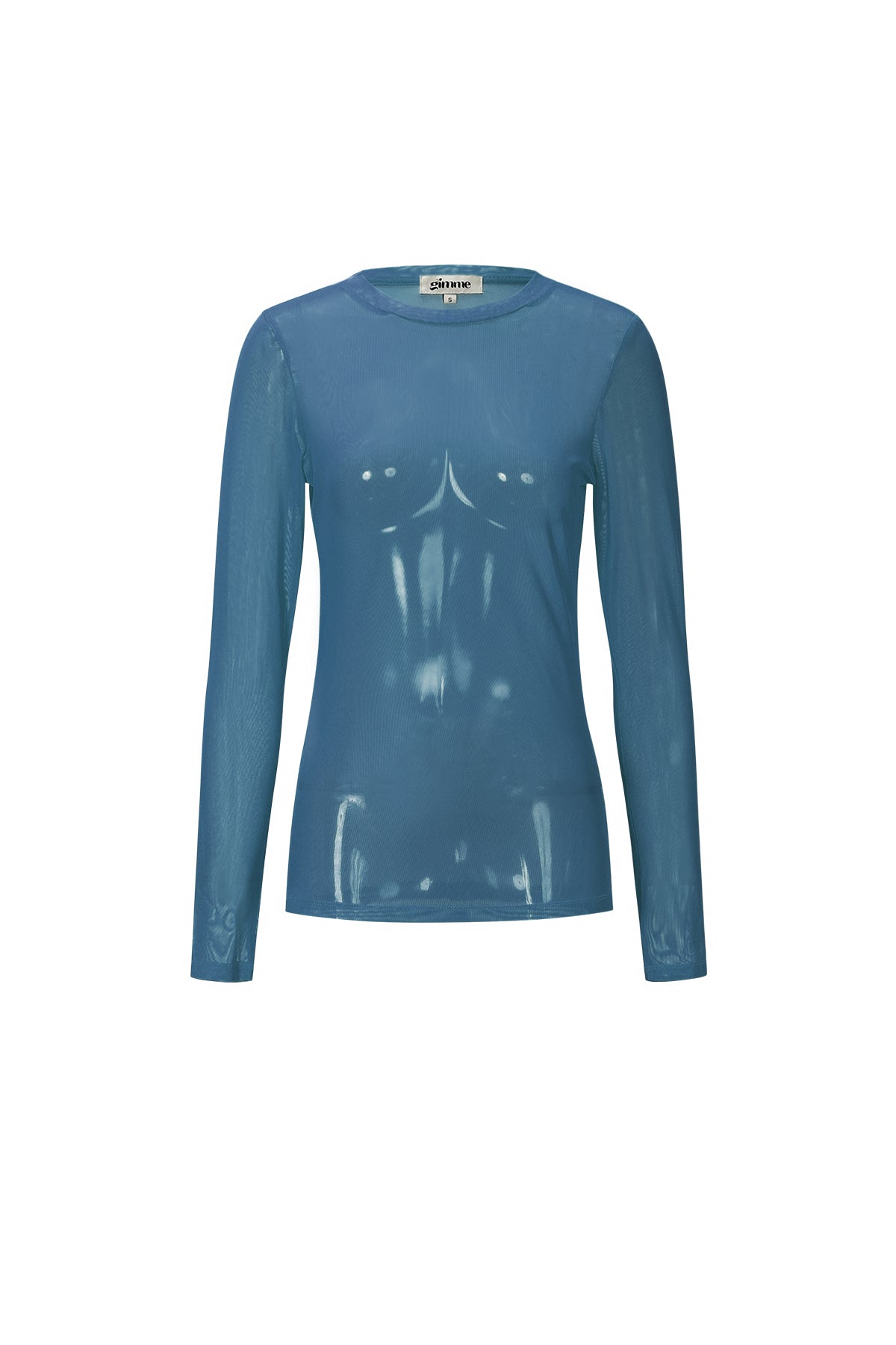 Langarmshirt aus Netzgewebe