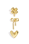 Edelstahlbrosche Herz schlichte Alltags-Serie Damenschmuck