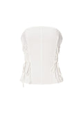 Gewebte Baumwolle Damen Denim Top Elegantes Einfarbiges Frühling/Sommer
