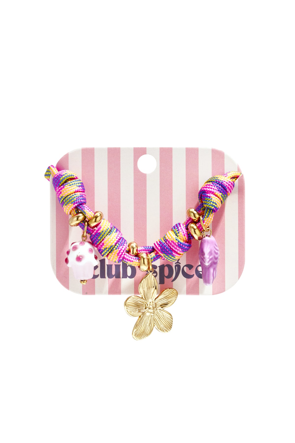 Seil-Charm-Armbänder, Blumenmuster, lässig-romantisch, Damenschmuck