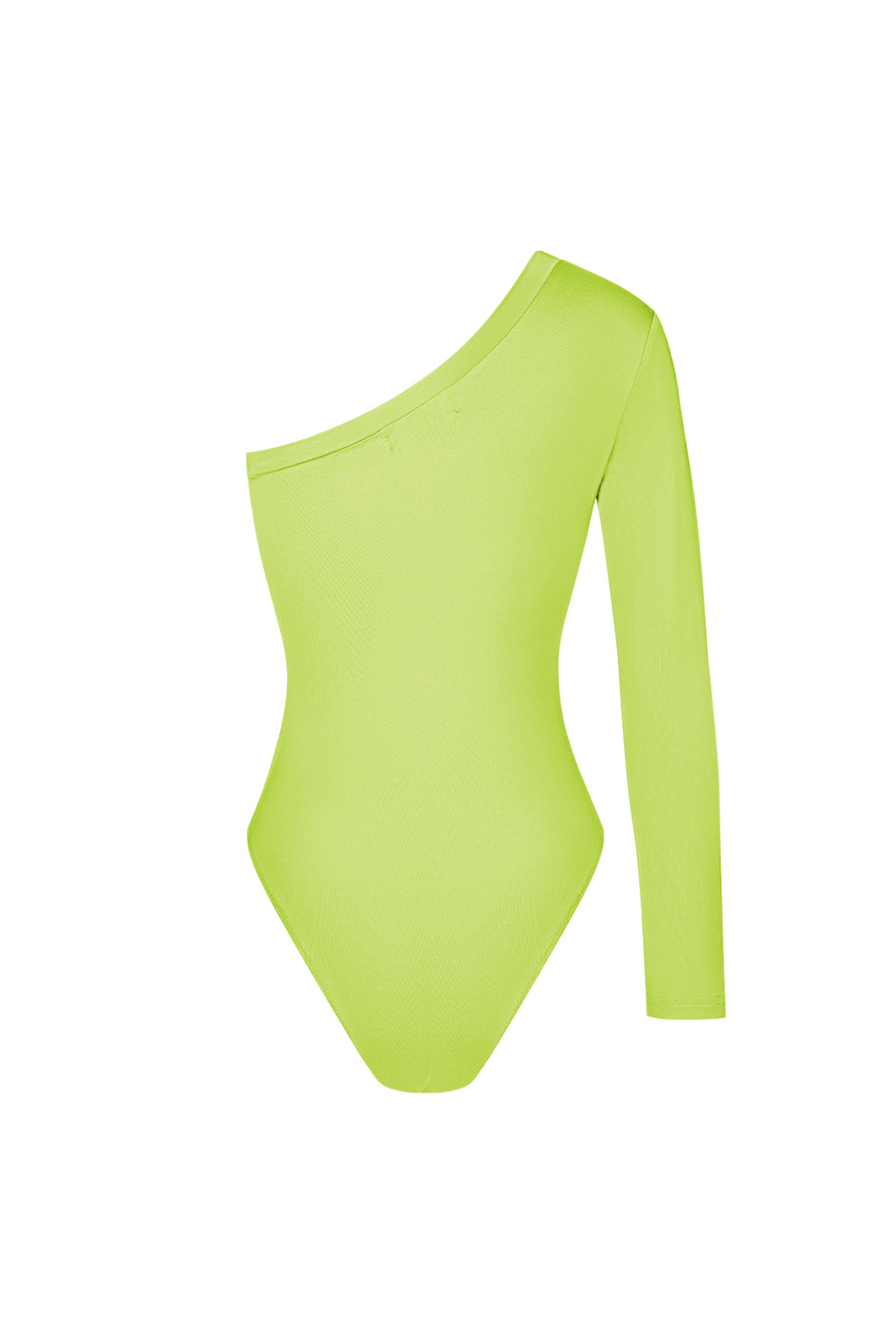 Polyester Damen Ein-Schulter Body Asymmetrisches Design