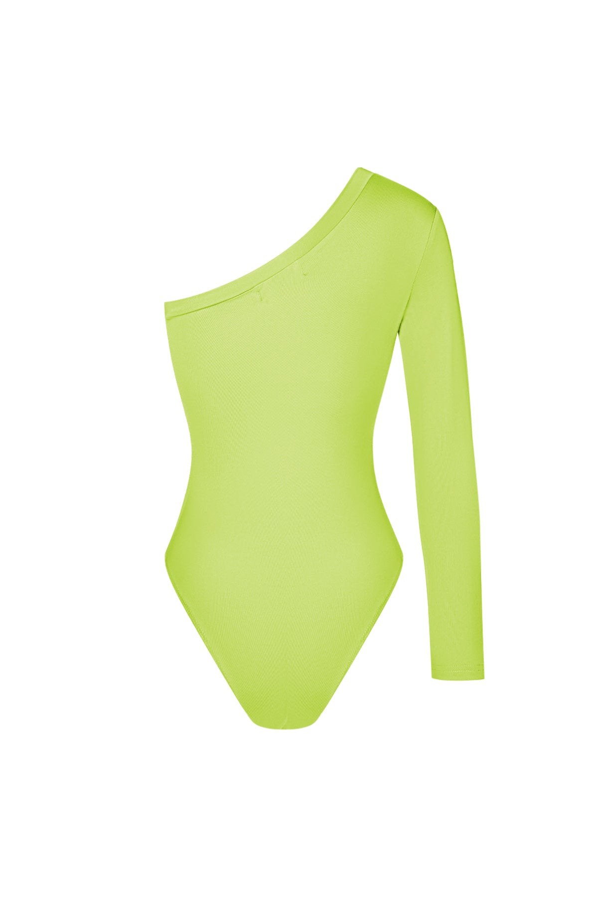 Polyester Damen Ein-Schulter Body Asymmetrisches Design