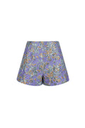 Polyester Damen-Hochtaillierte Shorts Blumenmuster