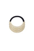 Elegantes leuchtendes Haargummi - Goldfarben