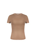 Polyester Damen Kurzarm Oberteil Passform Bodycon