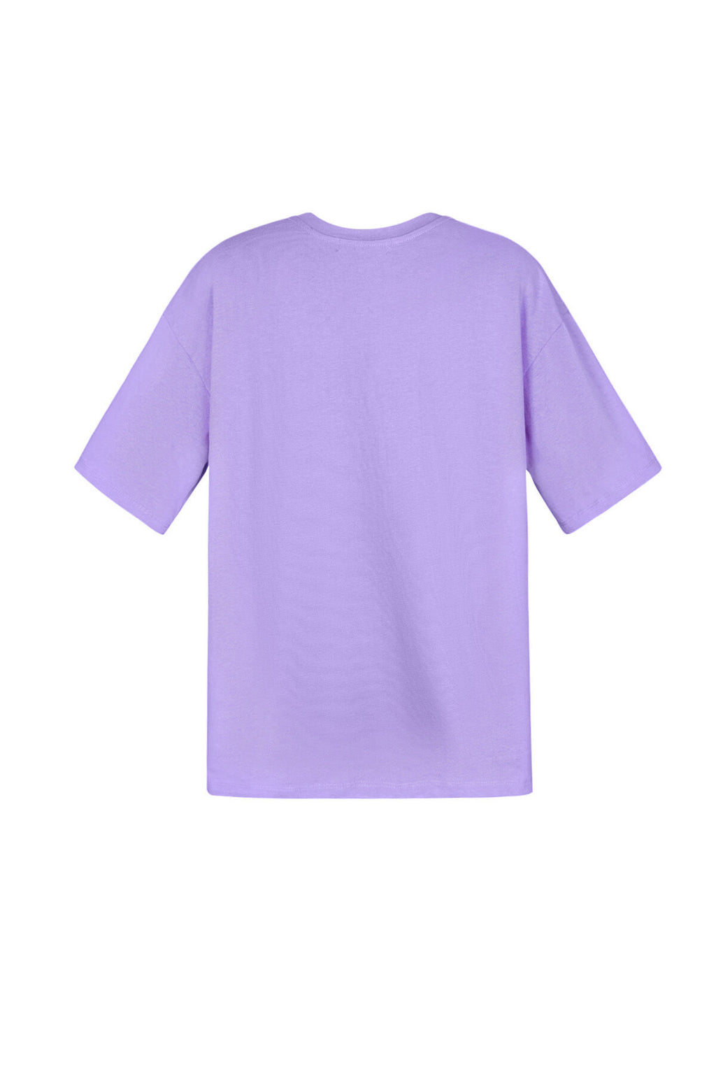 Baumwolle Damen T-Shirt Oversized Schmetterlingsdruck