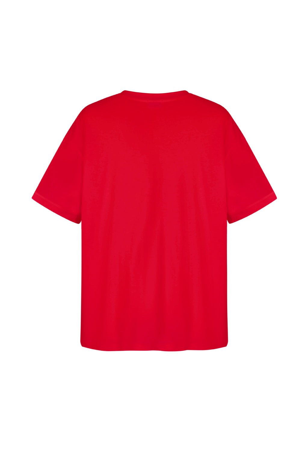 Baumwolle Damen T-Shirt Oversized OUI Print
