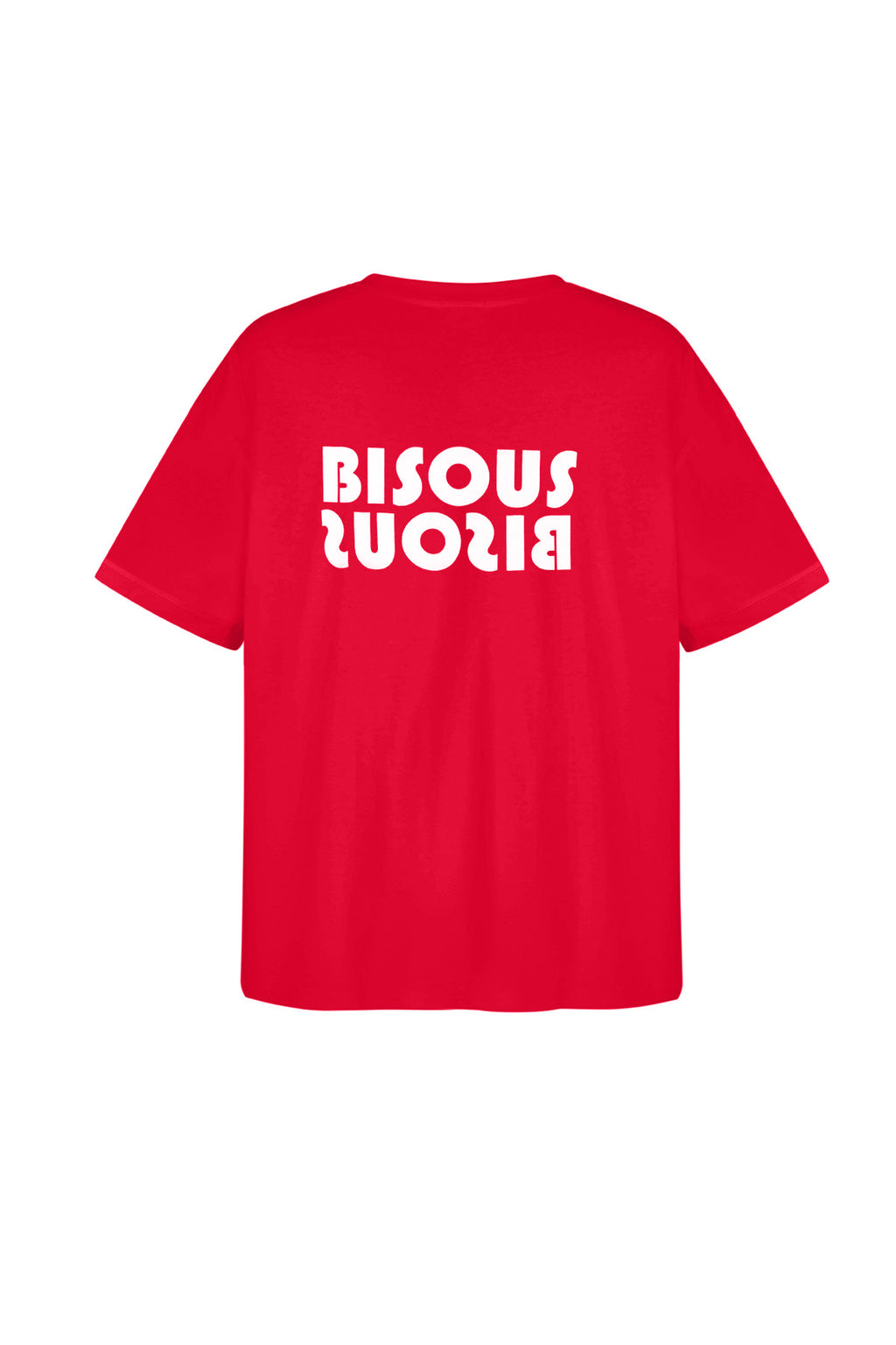 Baumwolle Damen T-Shirt Oversized Logo Print