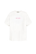 Baumwolle Damen T-Shirt Oversized Saint Tropez Print
