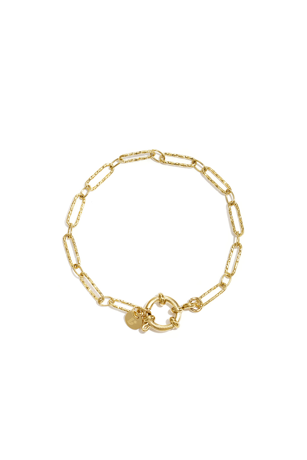 Armband mit Frontverschluss und abwechselnden Gliedern