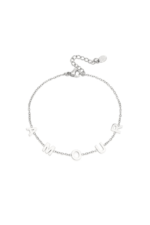 Armband Liebe klobige Buchstaben