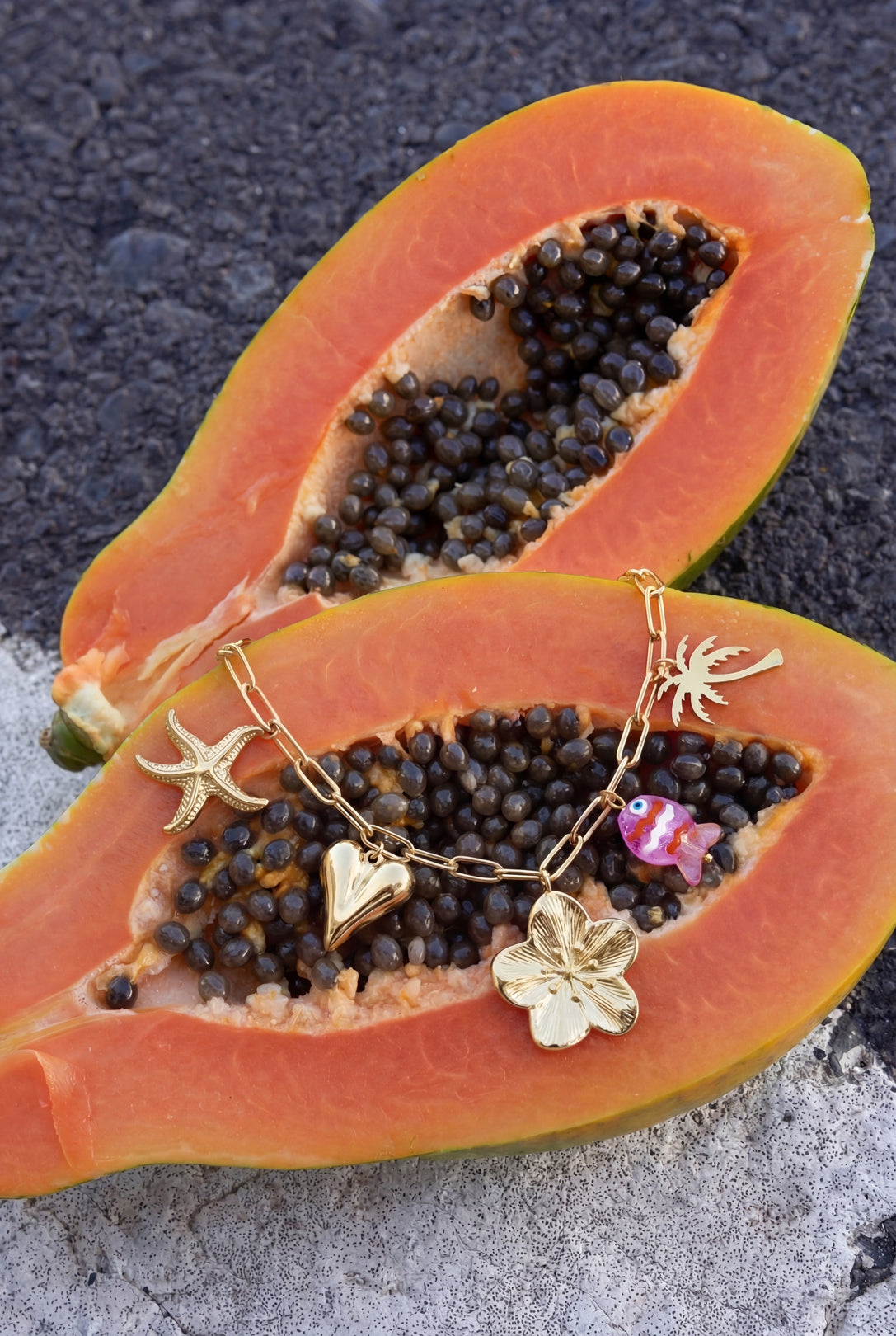 Edelstahl-Charm-Armbänder, Herz, lässig, Urlaub/Strand, schlichte Serie, Damenschmuck