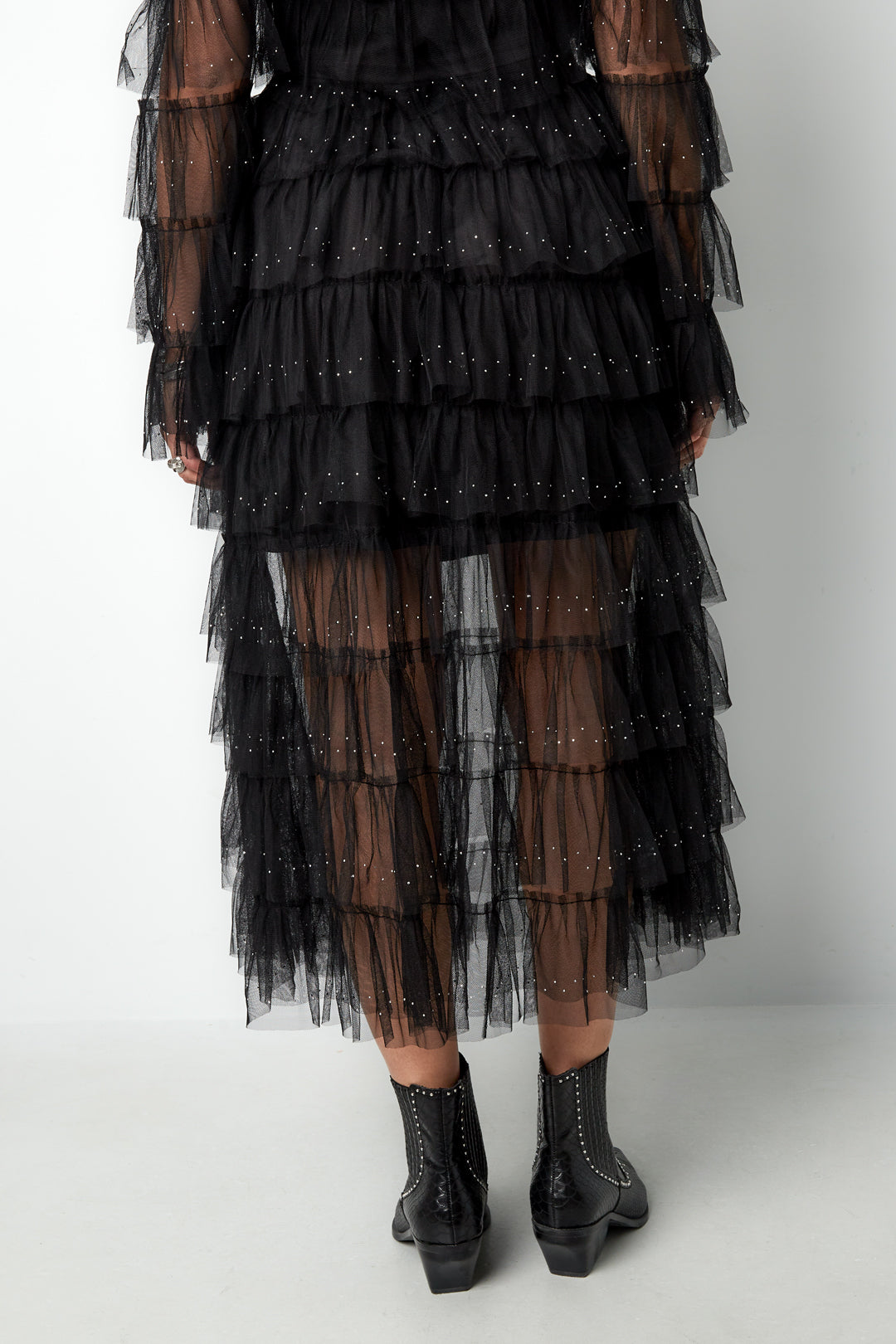 Polyester Damen Tüllrock Casual