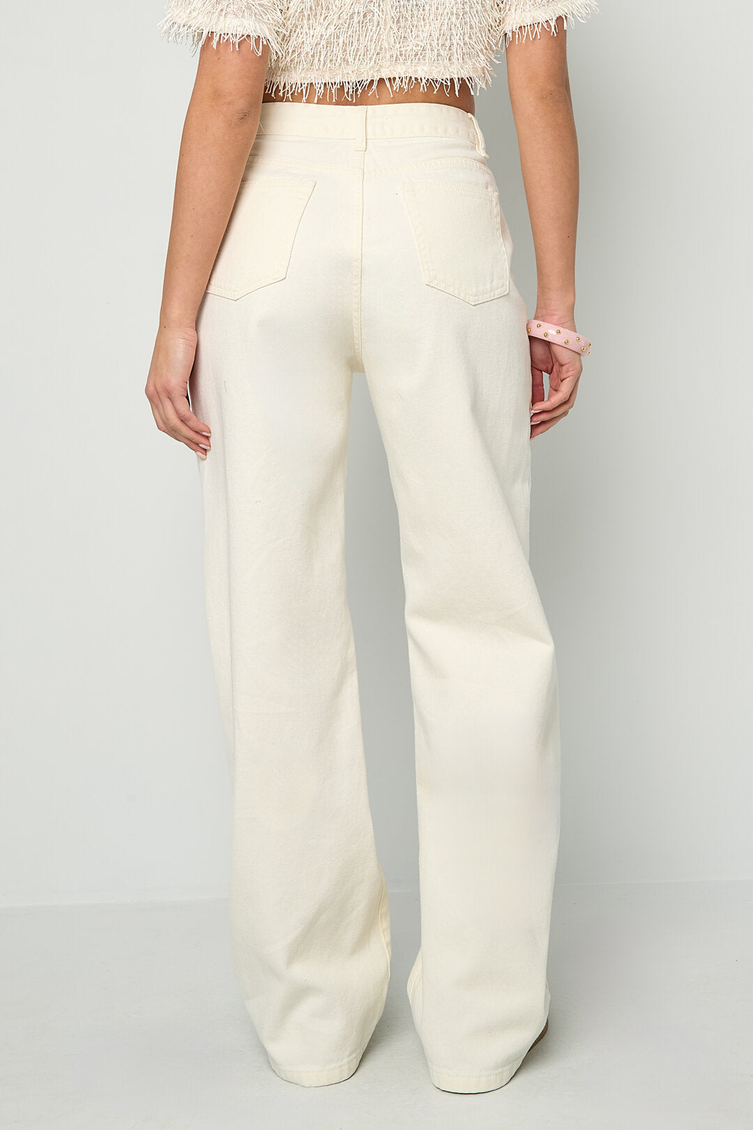 Jeans mit Schnürung