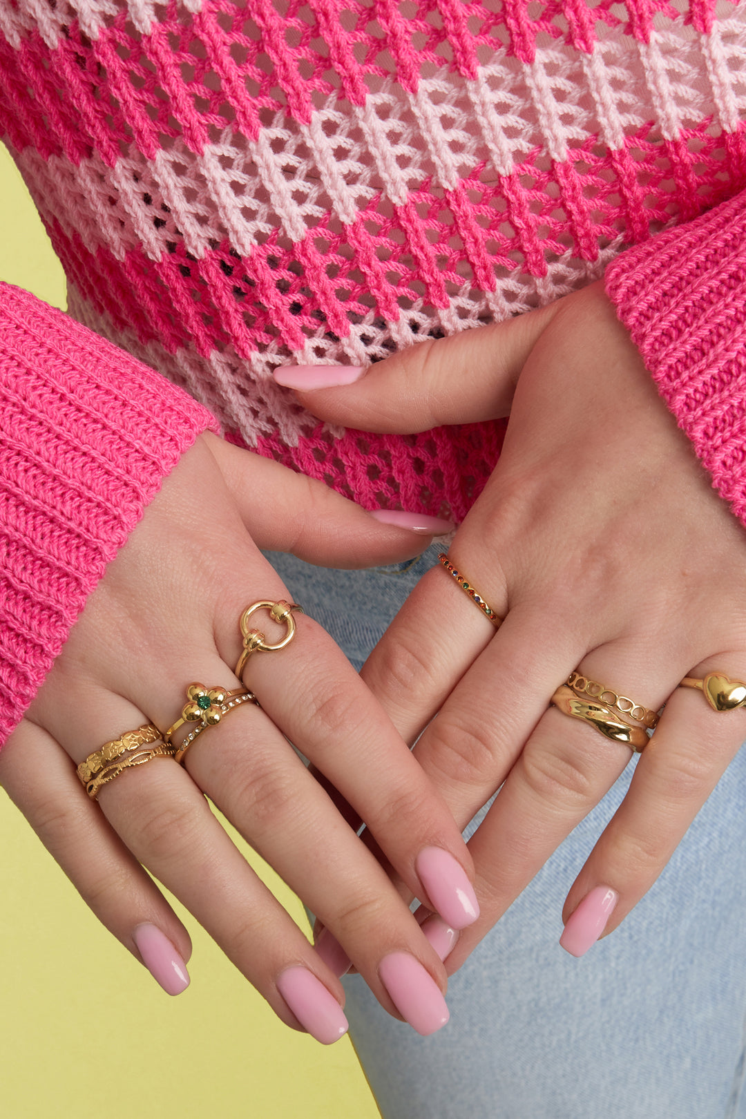 Ring mit Flechteffekt