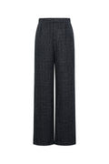 Gewebte Polyesterfasern Damen Gerade Hosen Elegantes Karomuster Herbst/Winter
