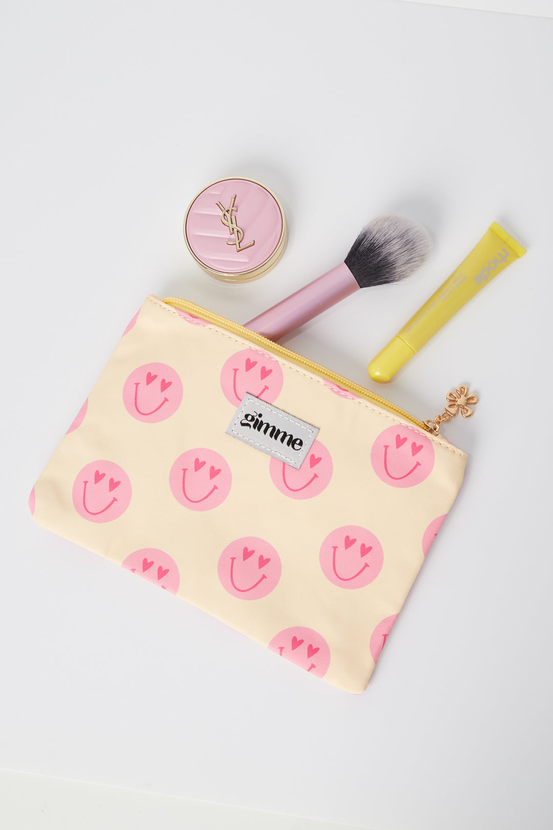 Make-up-Taschen Lächelndes Gesicht Lässig Polyester Alltagsaccessoires