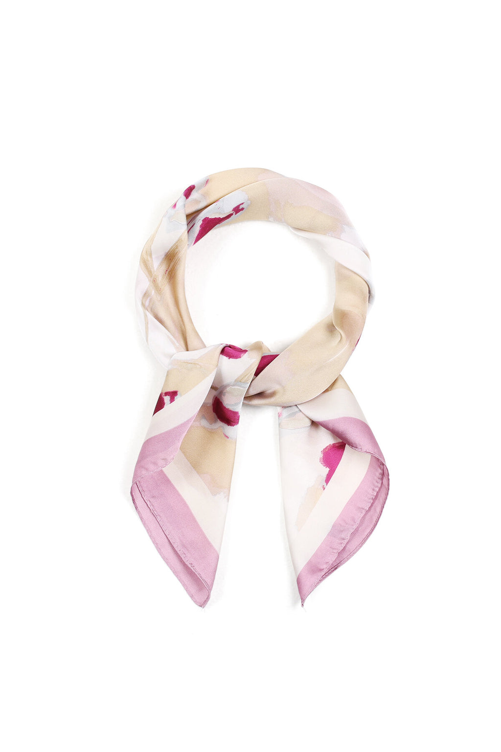 Sommerliche Schals mit Blumenmuster, süße Polyester-Accessoires zum Valentinstag