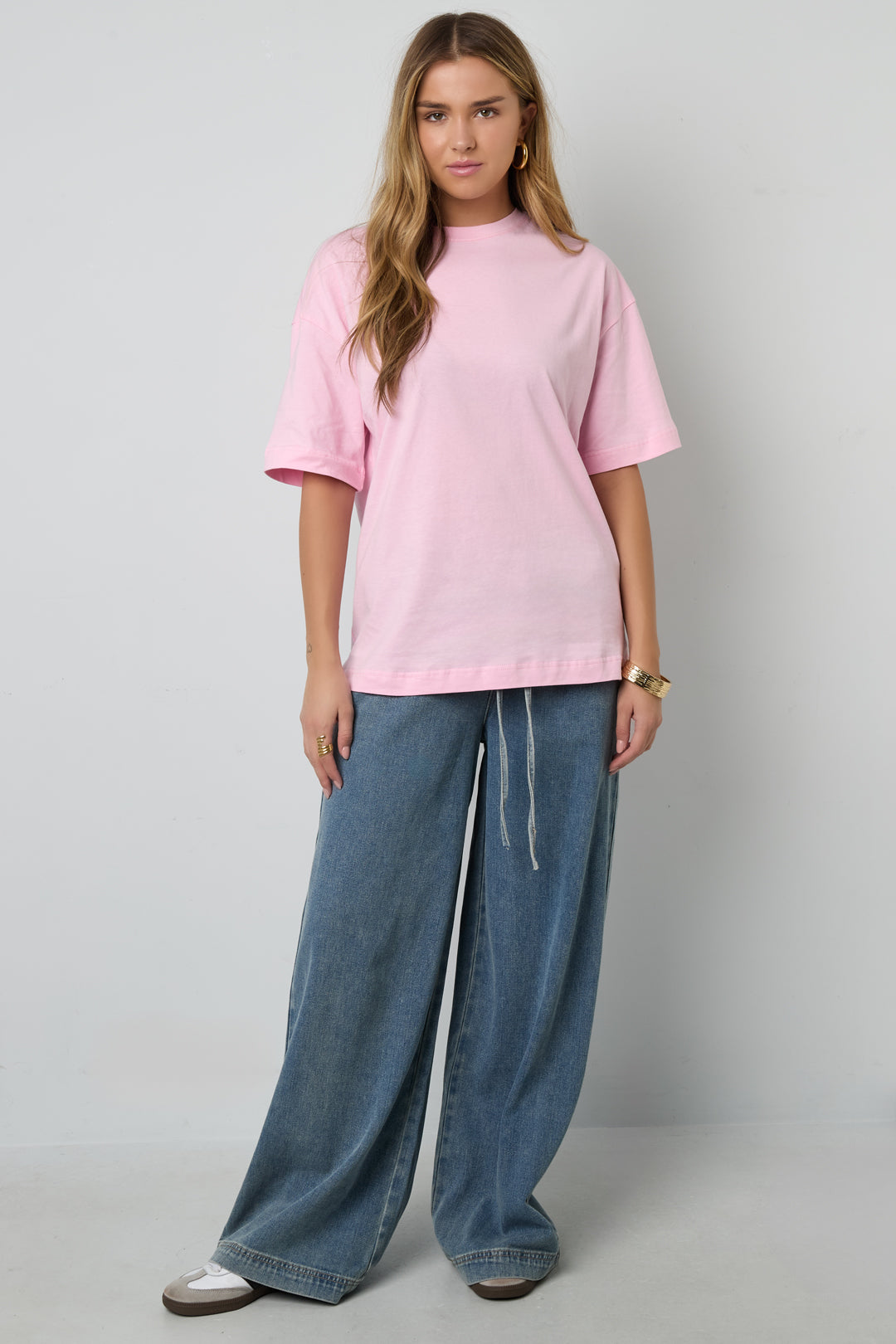 Baumwolle Gestrickte Damen T-Shirt Casual Tierdruck